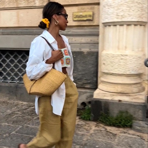 Sincerely Jules Black and Blue Patterned Tank Top - Picture 4 of 5